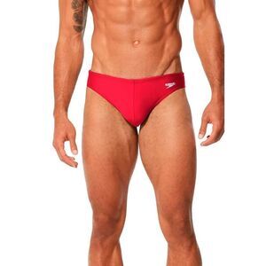 Speedo NWT MENS Solar 1 Inch Swim Brief chlorine resistant UPF 50+ Sz 36